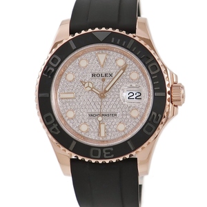 【3年保証】 ロレックス ヨットマスター 40 116655 ランダム番 K18RG無垢 純正ダイヤ ベンツ針 自動巻き メンズ 腕時計