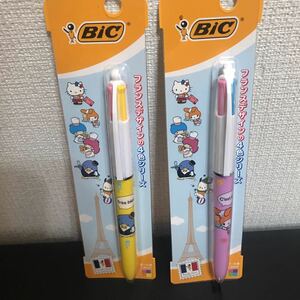 BIC サンリオ４色ボールペン タキシードサム マイメロディ　2本