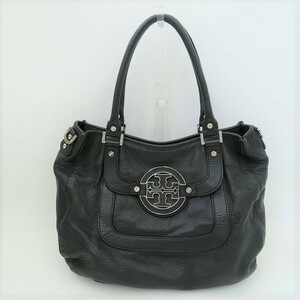 #anb トリーバーチ TORYBURCH トートバッグ 黒 レザー レディース [743768]