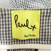 #snc ポール バイ ポールスミス PAUL by PaulSmith パンツ 40 グレー系 ショート ギンガムチェック センタープレス レディース [740685]_画像6