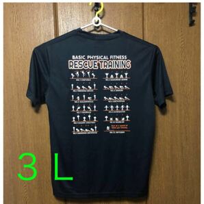 6-3L 1/1 3L サイズ　RescueTraining レスキュー速乾Ｔシャツ