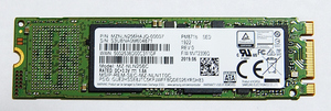 M.2 SSD 2280 SATA 256GB Samsung 使用時間 397時間 動作確認済み 送料無料