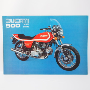 ドゥカティ DUCATI 900 SportsDesmo DARMAH A4ポスター カタログ 希少当時物