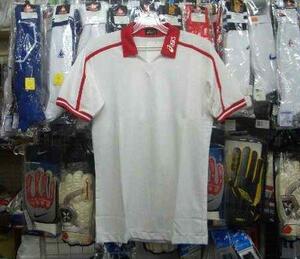 ASICS: XW1241 Game Shirt Rube Blook White × Red L ☆ Новая ☆ Прайс/ цена продвижения/