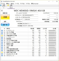 【ジャンク品】WesternDigital WD400JD (3.5inch SATA接続 40GB 7200rpm)_画像2