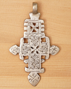  Africa echio Piaa kopto Cross pendant head L size No.8