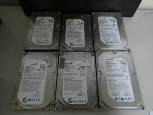  built-in HDD Seagate×6 piece set sale 500GB/320GB(3.5 -inch ) Blu-ray recorder for exchange * exchangeable for H0041AS