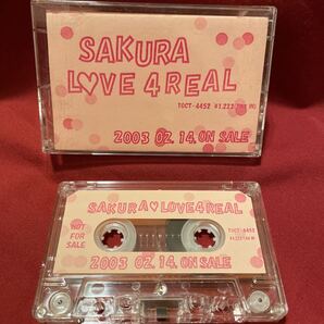SAKURA『LOVE 4 REAL』プロモーション用カセットテープ サンプル