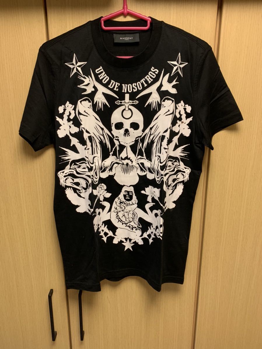 正規 Givenchy ジバンシィ スカルヘッド Tシャツ-