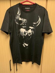 正規 12AW GIVENCHY ジバンシー ジバンシィ Riccardo Tisci リカルド ティッシ ミノタウロス Tシャツ カットソー 黒 L 12W 7415 651