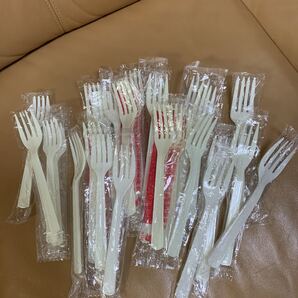 使い捨てフォーク27本 テイクアウト コンビニ