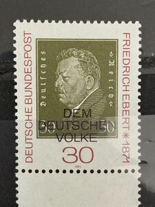 ドイツ切手★ フリードリヒ・ エーベルト*1871年b3