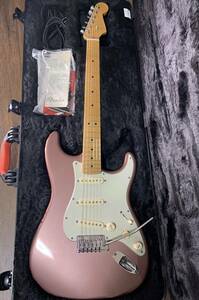 Fender USA American Deluxe Stratocaster N3ピックアップ Burgundy バーガンディーメタリックカラー 