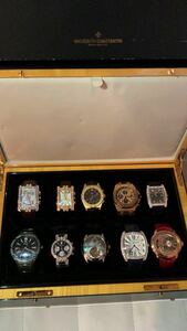 本物VACHERONCONSTANTINヴァシュロンコンスタンタン腕時計10本収納用コレクションケース超美品コレクター投資家！時計業者に店舗経営者必見