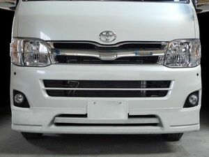 ハイエース TRH200 KDH200 フロントハーフ 3型 H22/8～H25/11 FRP 未塗装 社外品 HIACE トヨタ TOYOTA