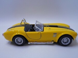 KINSMART 1965 Shelby Cobra 427 S/C 1/32 ダイキャストミニカー シェルビー コブラ イエロー