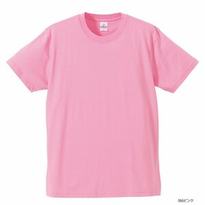 Delawear produced by United Athle　4.0オンス プロモーション　無地半袖Tシャツ　5806-01　ピンク【XS】