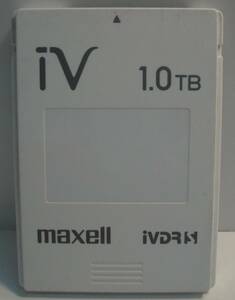 [41]# 詳細/動作未確認ジャンク品 maxell iVDR-S規格対応リムーバブル カセットハードディスク iV 1.0TB M-VDRS1T.E 白