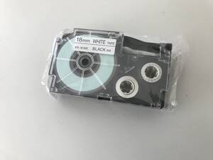カシオ ネームランド テープ 18mm 白地黒文字 XR-18WE 新品 送料無料