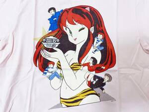 ユニセックスSサイズ：赤からｘうる星やつら◆AKAKARA15Th*URUSEIYATSURA40THコラボTシャツ/半袖：ピンク