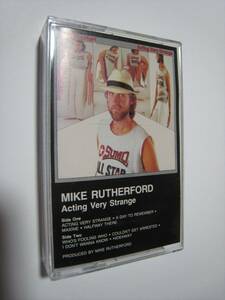[ кассетная лента ] MIKE RUTHERFORD / ACTING VERY STRANGE US версия Mike *la The Ford ... mak scene GENESIS относящийся 