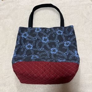 トートバッグ ハイビスカス