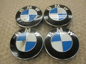 BMW 純正 センターキャップ 中古４個/４枚 1シリーズ 3シリーズ 5シリーズ 6シリーズ 7シリーズ Z3 Z4 X3 X5 純正 ホイール 装着にどうぞ!