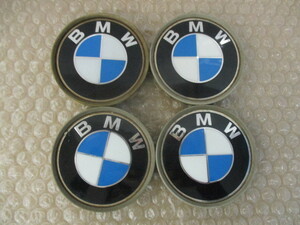 BMW 純正 センターキャップ 中古４個/４枚 1シリーズ 3シリーズ 5シリーズ 6シリーズ 7シリーズ Z3 Z4 X1 X5 純正 ホイール 装着にどうぞ！