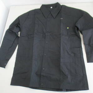 D00 TSUTAYA OUTLET ユニフォーム コスプレ Yシャツ 長袖 Mサイズ ブラック 制服 ツタヤ レア 希少の画像1