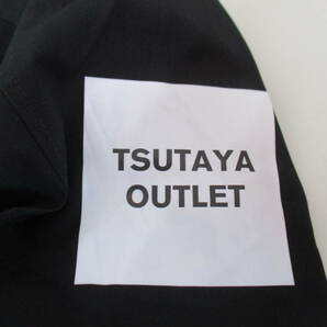 D00 TSUTAYA OUTLET ユニフォーム コスプレ Yシャツ 長袖 Mサイズ ブラック 制服 ツタヤ レア 希少の画像4