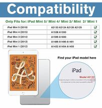 送料無料 即決 ProCase iPad Mini 5 4 3 2 1 保護ケース 軽量 フォリオ スマートカバー スタンド機能付き スリープ アイパッド _画像2