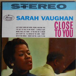 SARAH VAUGHAN / CLOSE TO YOU (MERCURY SR-60240)