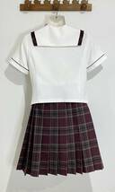 文の里■女子■制服■学生服■セーラー服■チェック柄■コスプレ衣装_画像7