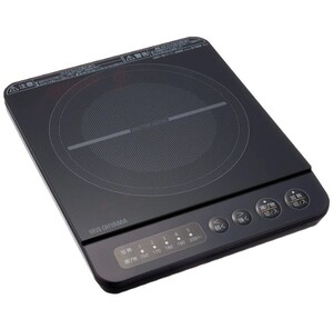 【新品未使用】アイリスオーヤマ IHクッキングヒーター 電磁調理器 IHK-T38-B ブラック