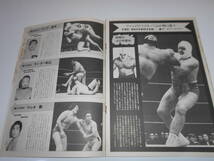 パンフレット 全日本プロレス 1974　マジソンスクウェアガーデンシリーズ　ジャンボ鶴田 デストロイヤー　ペドロ　モラレス　ゴリラ_画像7