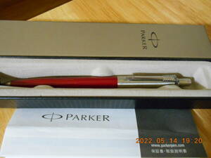 新品 旧版 廃番 赤 パーカー ジョッター シャープペンシル　樹脂軸 軸色 赤 Red Parker Jotter 未使用品　廃版　旧タイプ　オリジナル