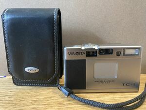 MINOLTA ミノルタ TC-1 コンパクトカメラ フィルムカメラ ケース付き 