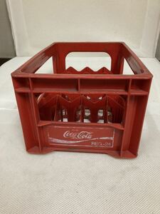 ●コカコーラ コカ・コーラケース1個 ボトルケース REG 24 アンティーク レトロ　インテリア昭和レトロ