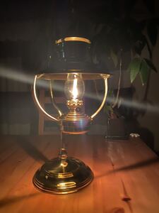 真鍮製 トローラーランタン と 専用ランタンハンガーセット