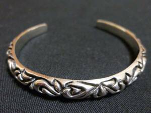  new goods * SILVER925 bangle [ silver bracele ] arm wheel men's accessory 