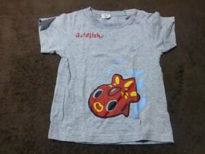 ●○●金魚Ｔシャツ＊グレー＊１００ｃｍ●○●