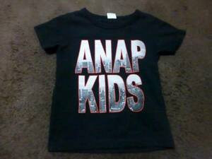 ●○●ＡＮＡＰ＊Ｔシャツ＊黒＊１００ｃｍ●○●