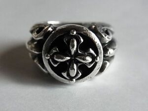 aru page .Arpege ring ring 16.5 number SV silver 925 Cross BS flair ...