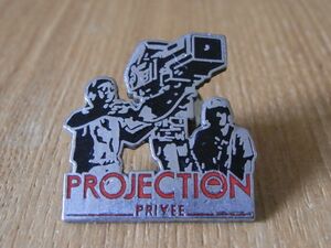 古い ピンバッジ : PROJECTION カメラ 映画 撮影 シネマ その他 ピンズ #X05