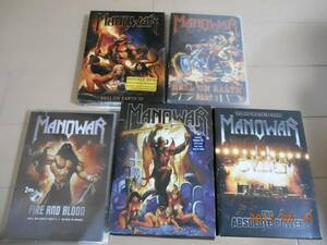 ＭＡＮＯＷＡＲ　ＤＶＤ　５タイトルセット　輸入盤