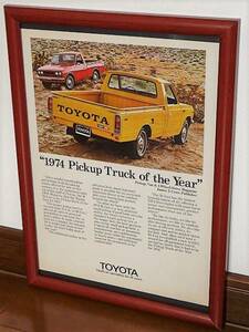 1974 год U.S.A. '70s Vintage иностранная книга журнал реклама рамка товар Toyota Hilux Toyota Hi-Lux ( A4 размер )