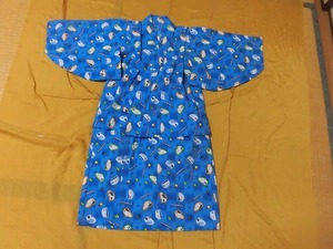 * yukata / lip ru cloth / man / Shinkansen / blue /90*