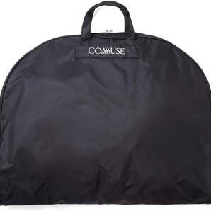 新品 COMMUSE ガーメントバッグ スーツカバー 撥水 防水 収納ケース 黒 未使用 コミューズ ブラック 旅行バッグ 厚手