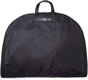 新品 COMMUSE ガーメントバッグ スーツカバー 撥水 防水 収納ケース 黒 未使用 コミューズ ブラック 旅行バッグ