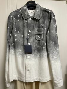 最終値下げ　ルイヴィトン　ワークウエアシャツ　デニムシャツ　Mサイズ　新品未使用　22SS デニムジャケット　LouisVuitton